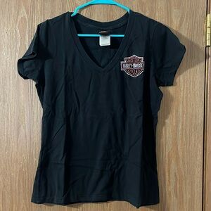 Harely Davidson v neck shirt